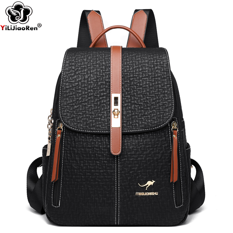 Fashion Backpack Women - Fashion Backpacks Female High Quality Leather