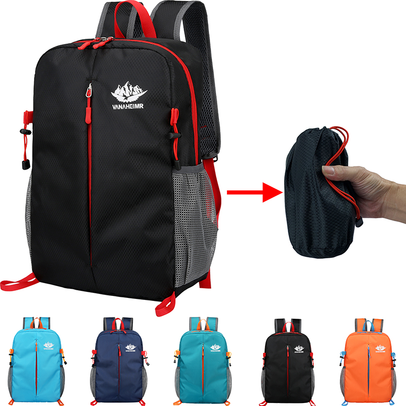 Foldable Backpack Small - 15L Portable Day Pack Foldable Backpack