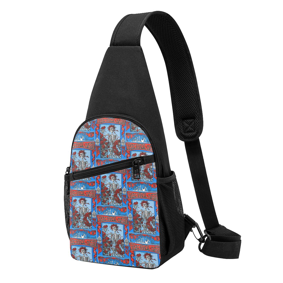 Sling Backpack Shoulder - Grateful Dead Rock Band Chest Bag
