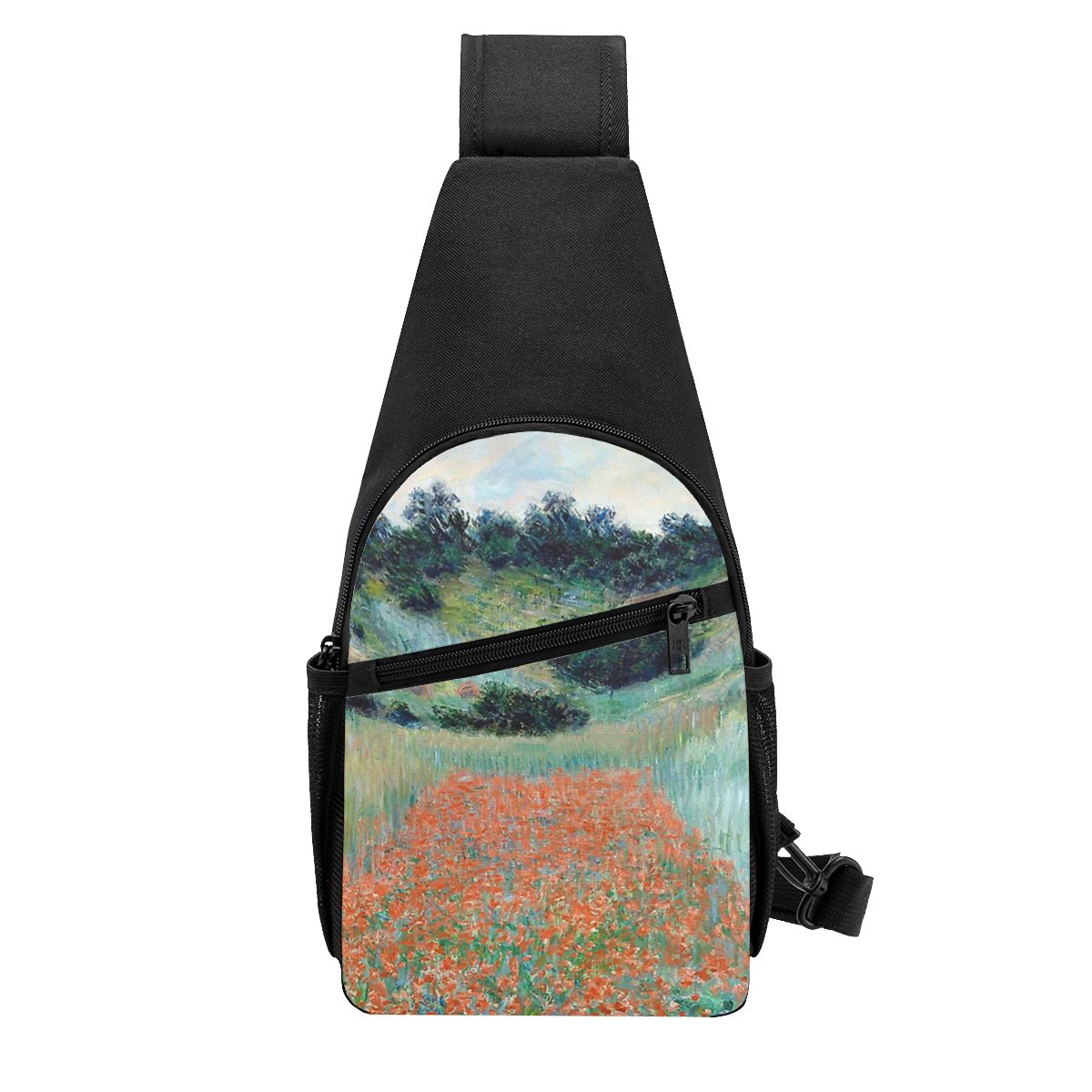 1885 Claude Monet Poppy Field  - Sling Backpack Shoulder ulasan dan harga