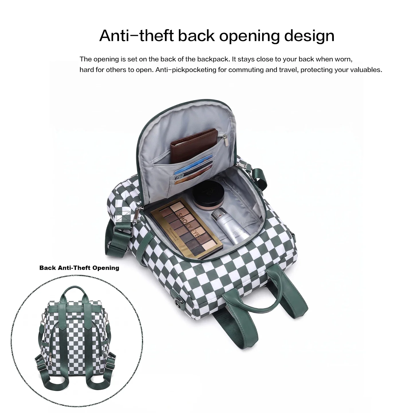 Women Anti-Theft Oxford Backpa - Travel Backpack Anti Theft ulasan dan harga