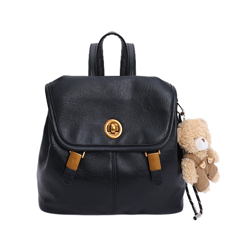 2026 Women's Vintage Brown Fau - Leather Backpack Vintage ulasan dan harga