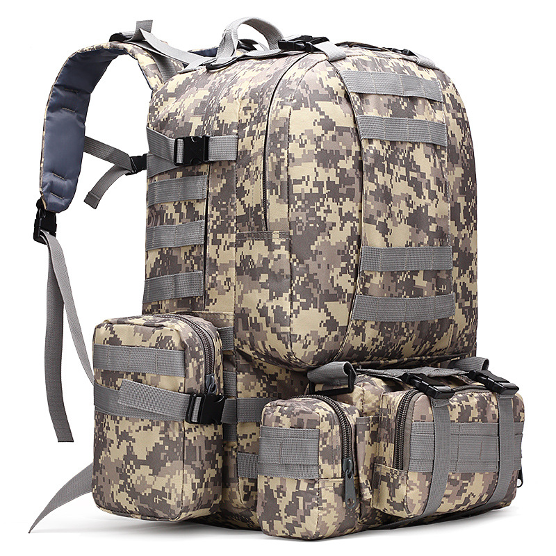 50L Outdoor Backpack Multifunc - Rucksack Military Style ulasan dan harga